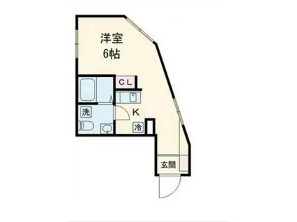 シティレジデンス西大井(ワンルーム/5階)の間取り写真