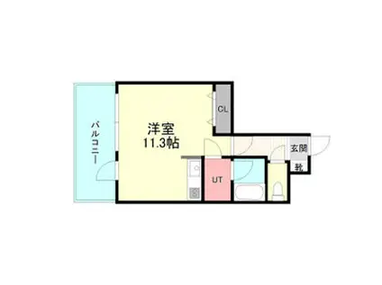 ライオンズマンション植物園前(ワンルーム/7階)の間取り写真