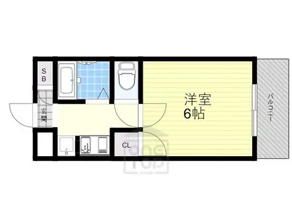 コスモセブン(1K/3階)の間取り写真