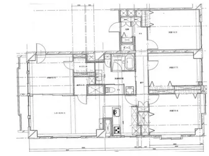 池田山スカイマンション(4LDK/4階)の間取り写真