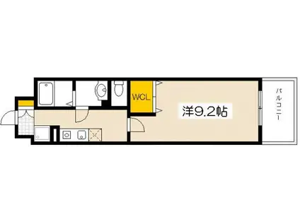 第26友建ビル(1K/2階)の間取り写真