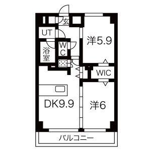 エルフォルテ東日暮里(2LDK/6階)の間取り写真