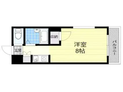 ネクストステージ(ワンルーム/3階)の間取り写真