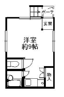 MAYUMIハイツ枚方2番館(ワンルーム/1階)の間取り写真