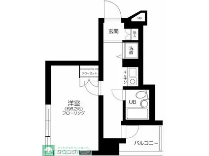 藤和シティコープ御茶ノ水吉田ビル(1K/6階)の間取り写真