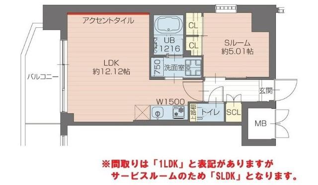 プレジオ川口ASIAN(1LDK/3階)の間取り写真
