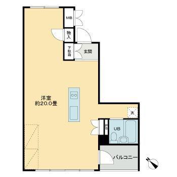パークブリージェ井の頭(ワンルーム/3階)の間取り写真