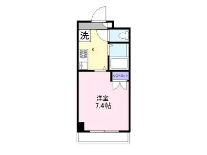 LEMON(1K/3階)の間取り写真