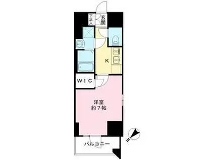 エスリード新栄グランラグジェ(1K/5階)の間取り写真