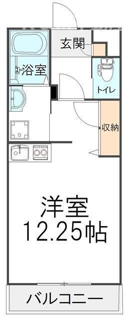 オアゾ桜台II(ワンルーム/3階)の間取り写真