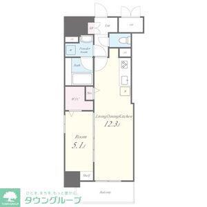 SOU大須(1LDK/6階)の間取り写真