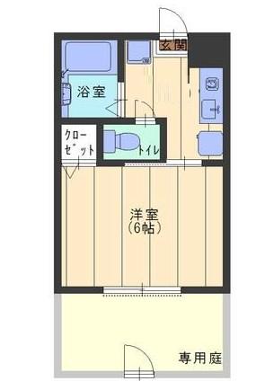 第三六親荘(1K/2階)の間取り写真