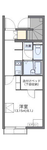 レオネクスト雄(1K/1階)の間取り写真