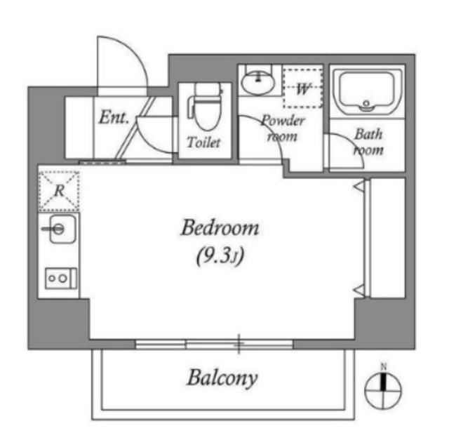 GENOVIA南千住IIISKYGARDEN(ワンルーム/7階)の間取り写真