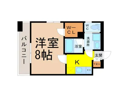 SD COURT KANAYAMA(ワンルーム/7階)の間取り写真