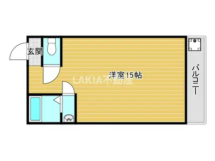 ツワイアクト88(ワンルーム/3階)の間取り写真