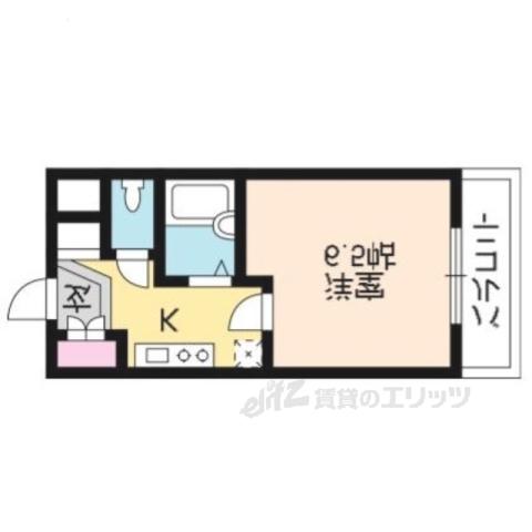 ネオレジデンス(1K/5階)の間取り写真