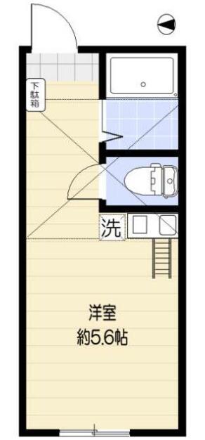 ファンズ妙蓮寺(ワンルーム/2階)の間取り写真