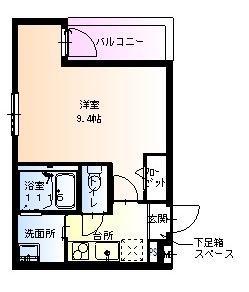 フジパレス堺鳳中6番館(1K/2階)の間取り写真