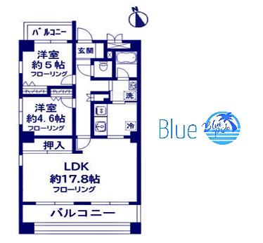 N-FLATS横浜中田(2LDK/3階)の間取り写真