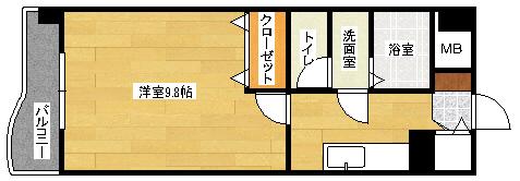 MARIONETTE XVI(1K/5階)の間取り写真
