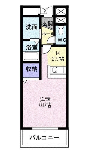 MARVELOUS TOMIZAWA(ワンルーム/3階)の間取り写真