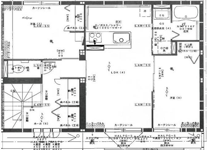 ハイムメゾンビオラ(2LDK/1階)の間取り写真