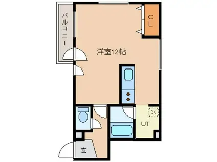 エーコー第5ビル(ワンルーム/8階)の間取り写真