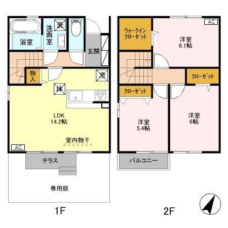 ガルリポーズ II(3LDK)の間取り写真