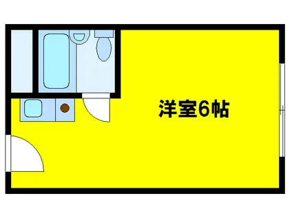 メガロコープ福島(ワンルーム/5階)の間取り写真