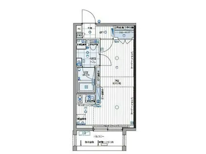 パティーナ三田台(ワンルーム/2階)の間取り写真