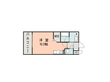 サムティ慶徳レジデンスII(ワンルーム/8階)の間取り写真