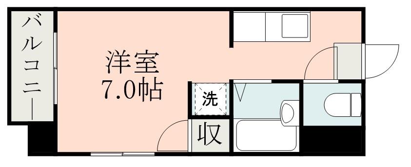 第二ステップイン金満(1K/3階)の間取り写真