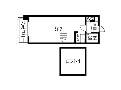 第7AMS円山(1K/4階)の間取り写真
