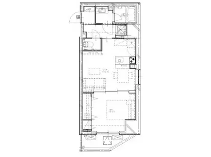 G&J門前仲町(1LDK/6階)の間取り写真