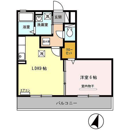 メゾン・ルーチェ(1LDK/3階)の間取り写真