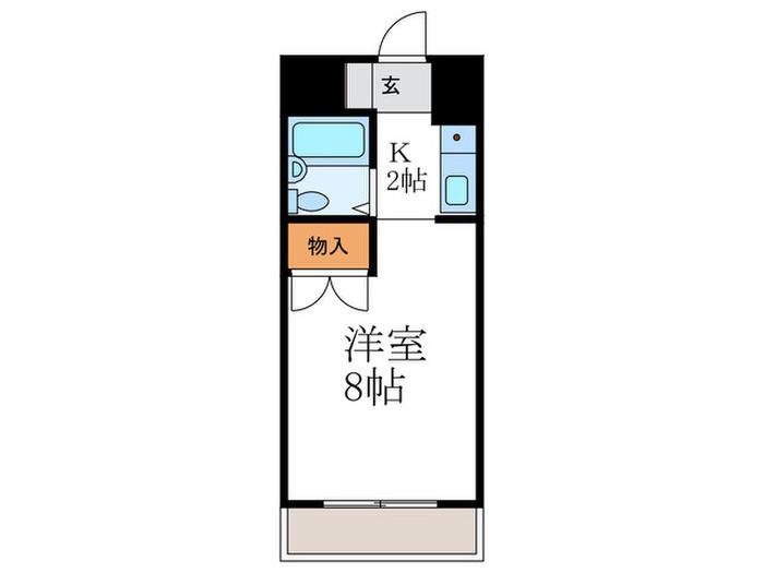LIBERTYHOUSE(1K/3階)の間取り写真