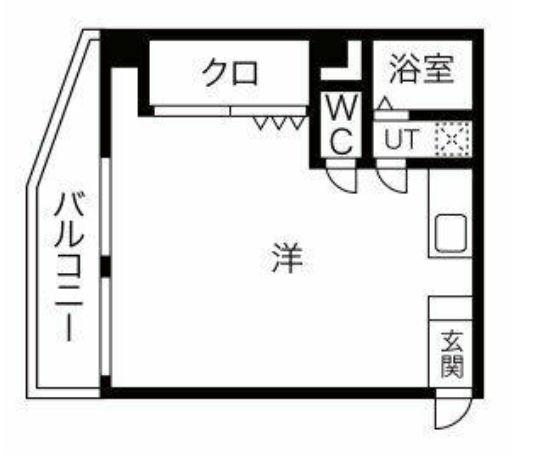 南大塚2丁目マンション(ワンルーム/4階)の間取り写真