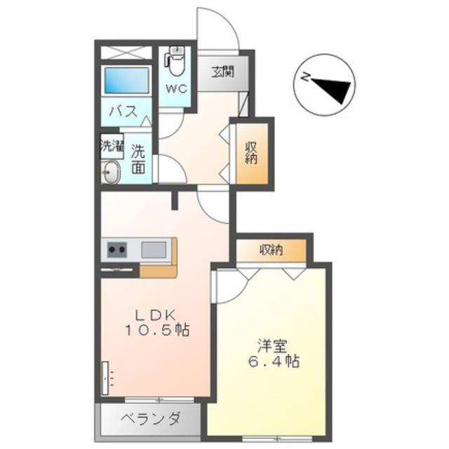 コンシェルジュ(1LDK/1階)の間取り写真
