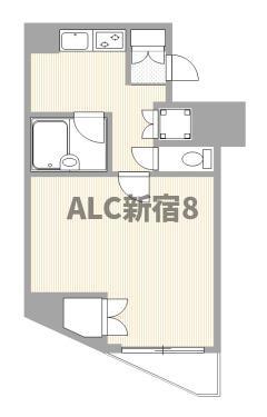 フェニックス高井戸南(1K/2階)の間取り写真