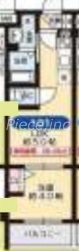 AXIA M CITY大阪瑞光(1LDK/3階)の間取り写真
