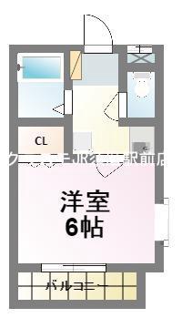 リッチハイツ(1K/1階)の間取り写真
