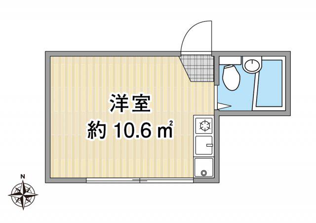 ライフピアルシーダ(ワンルーム/1階)の間取り写真
