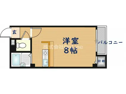 CTビュー永和(ワンルーム/3階)の間取り写真