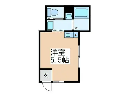 グレーシア(ワンルーム/1階)の間取り写真