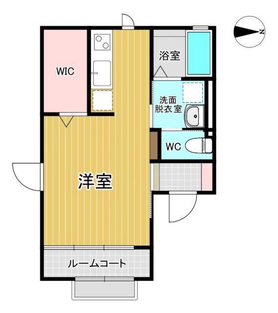 ブルーノSAKURAI(ワンルーム/1階)の間取り写真
