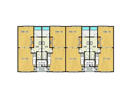 セリパテール102A(1DK/2階)の間取り写真