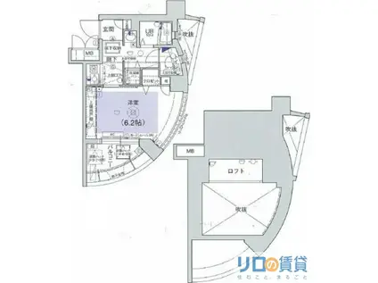 エステムコート新大阪IIIステーションプラザ(1K/5階)の間取り写真