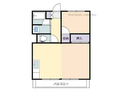 サニーコート(2DK/3階)の間取り写真