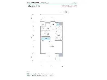 カスタリア京都西大路(1K/5階)の間取り写真